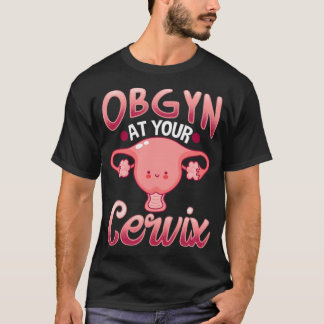 Camiseta Obstetricista Cute Cervi Médica de ginecología