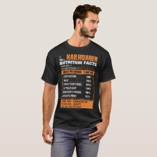 Camiseta obstinada dura de los hechos de la