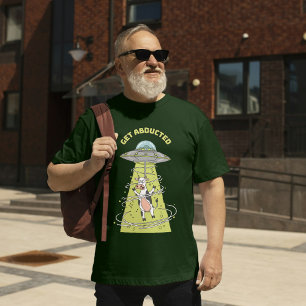 Camiseta Obtén el divertido diseño de OVNI de vaca Alien