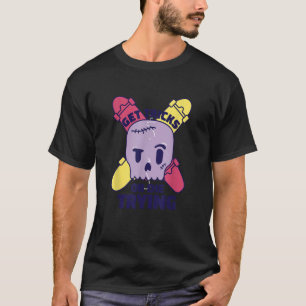 Camiseta Obtén Trucos O Diciendo Skateboarder