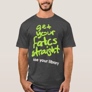 Camiseta Obtén tus datos directamente usa tu biblioteca