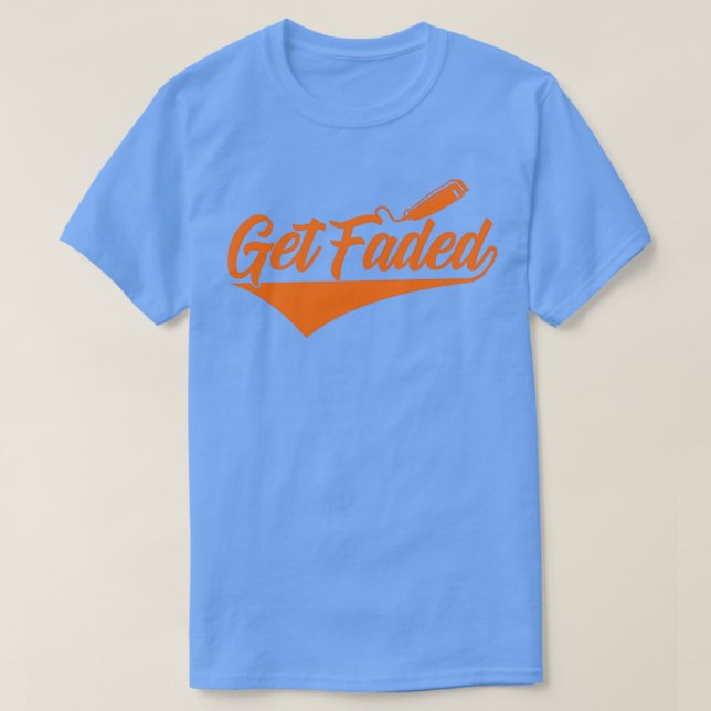 Camiseta Obtén un estilo divertido de barbería desenfadado (Diseño del anverso)