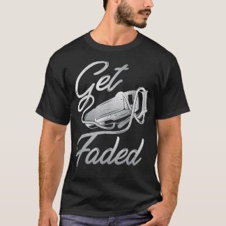 Camiseta Obtén una peluquería de Barbershop de Barber Faded