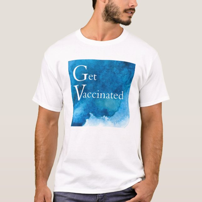 Camiseta obtén VACUNADO (Anverso)