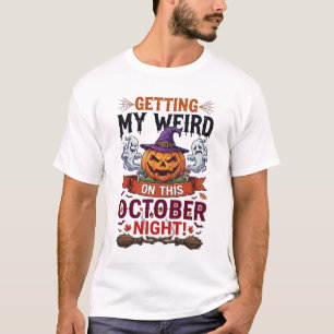 Camiseta Obtención de extraños fantasmas de calabaza de Hal