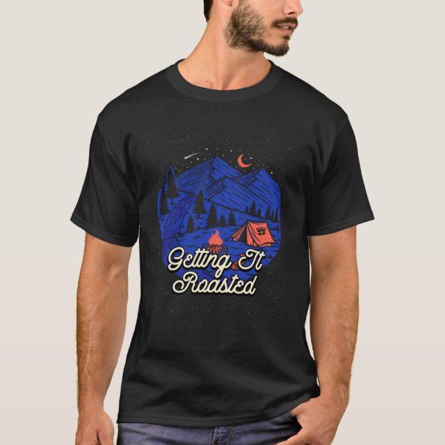 Camiseta Obtención de la Suma de Comida de Camping Gastronó (Anverso)