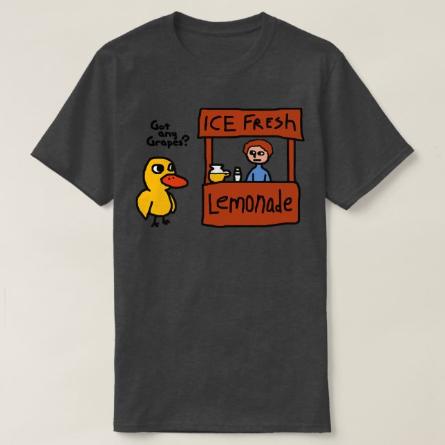Camiseta Obtención de un pin de uvas (Diseño del anverso)