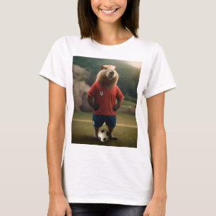 Camiseta "Obtenedor de Metas: El Capybara Estrella del Fútb