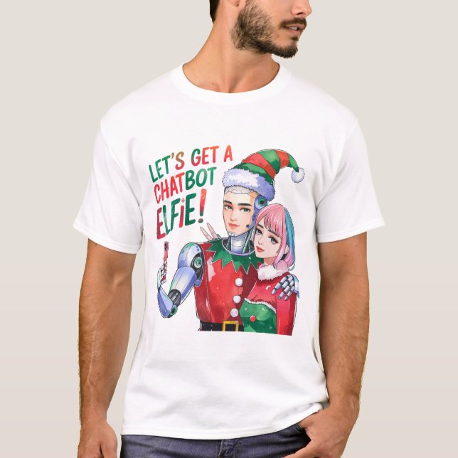 Camiseta Obtenemos Memes Divertidos de Navidad con el Elfo  (Anverso)
