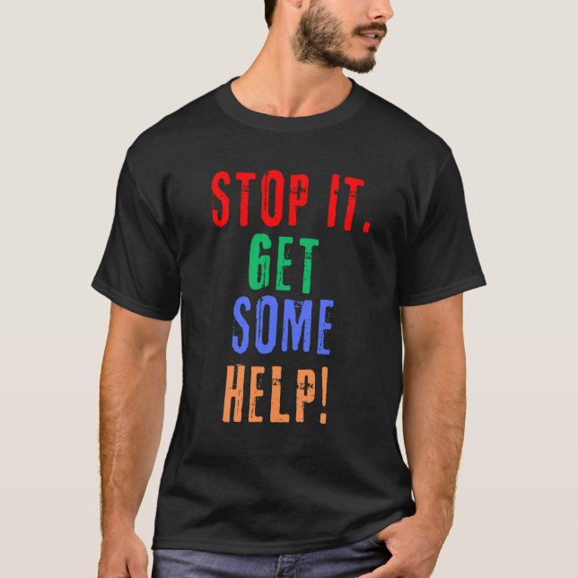 Camiseta Obtener ayuda (Anverso)