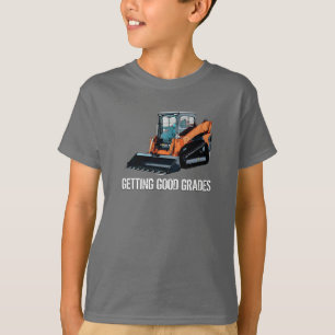 Camiseta Obtener buenas notas (con un controlador de skid)