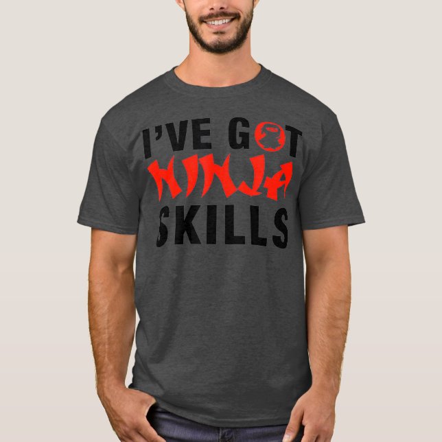 CAMISETA OBTENER HABILIDADES NINJA (Anverso)