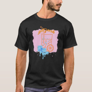 Camiseta obtener jugo de hielo fresco
