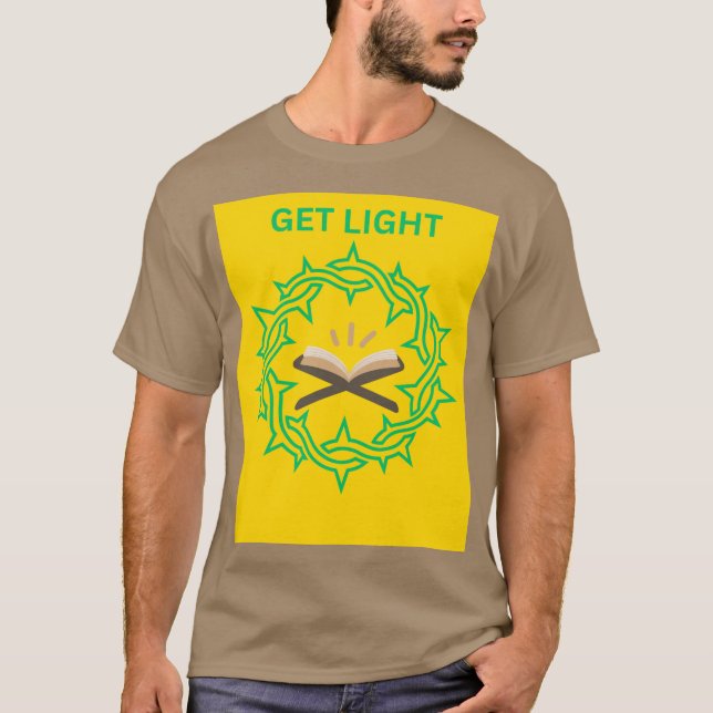 CAMISETA OBTENER LUZ (Anverso)