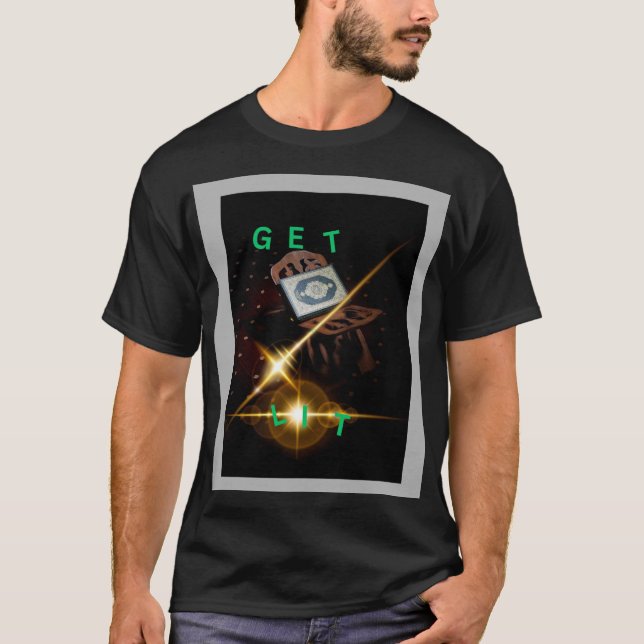 CAMISETA OBTENER LUZ (Anverso)