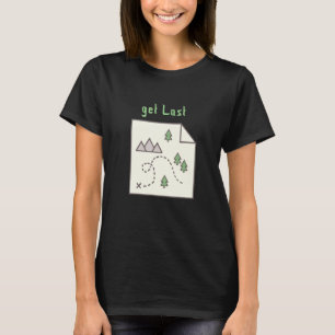 Camiseta Obtener mapa perdido senderismo Adventure Nature T