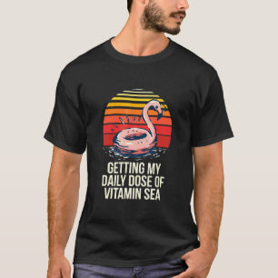 Camiseta Obtener Mi Dosis Diaria De Vitamina Sea Beach Bum 