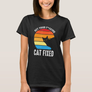 Camiseta Obtener un gato de rescate de animal fijo