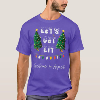 Camiseta Obtengamos Navidades Iluminados en una copia de la