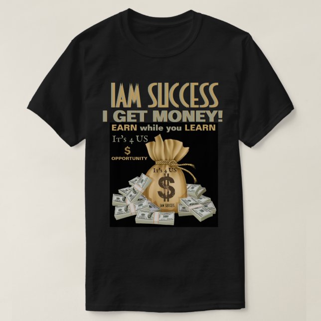 CAMISETA OBTENGO DINERO (Diseño del anverso)