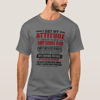 Camiseta Obtengo Mi Actitud De Mi Impresionante Diversión D