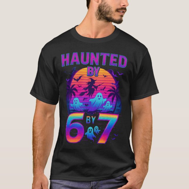Camiseta Obtenido por 67 meme divertido de Halloween (Anverso)