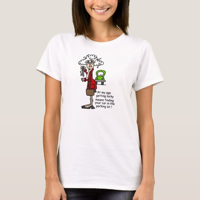 Camiseta Obteniendo humor afortunado (Anverso)