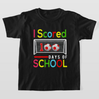 Camiseta Obtuve 100 Días De Escuela De Fútbol 100 Días