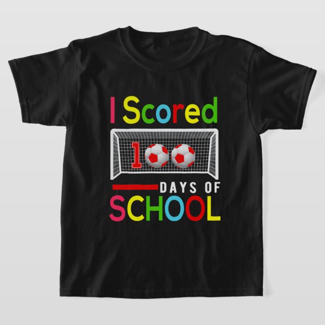 Camiseta Obtuve 100 Días De Escuela De Fútbol 100 Días (Distribución)