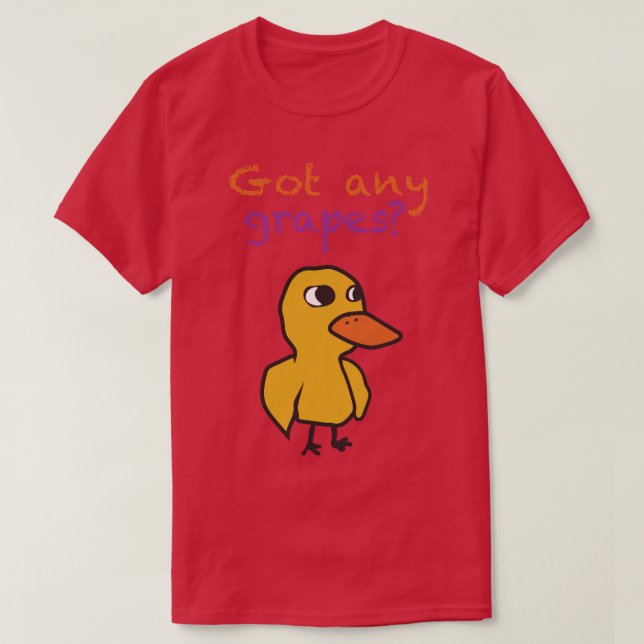 Camiseta Obtuve alguna uva (Diseño del anverso)