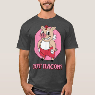 Camiseta Obtuve Bacon Gracioso Ganador de Cerdos Piggy Love
