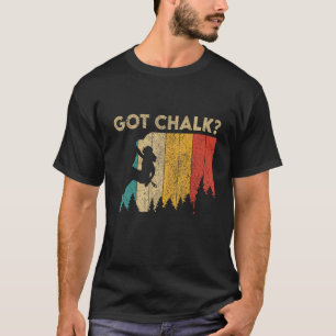 Camiseta Obtuve Chalk Funny Rock Climbing Bouldering Womens