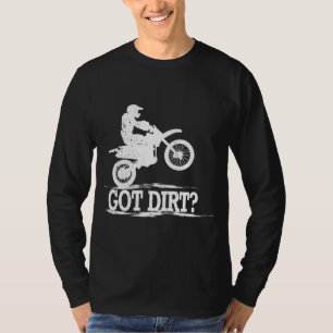 Camiseta Obtuve moto de suciedad en bicicleta de tierra
