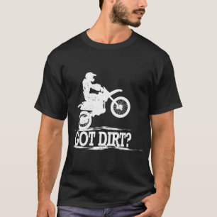 Camiseta Obtuve moto de suciedad en bicicleta de tierra