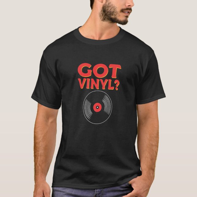 Camiseta Obtuve Vinyl Para Colectores LP. Colectivo de regi (Anverso)