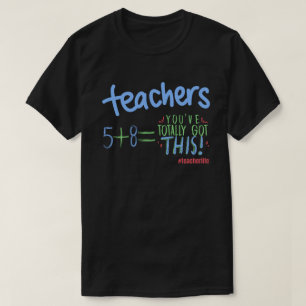 Camiseta Obtuviste La Educación De Maestros De Matemática