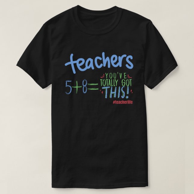 Camiseta Obtuviste La Educación De Maestros De Matemáticas  (Diseño del anverso)