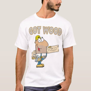 Camiseta obtuvo carpintería humor divertido diseño
