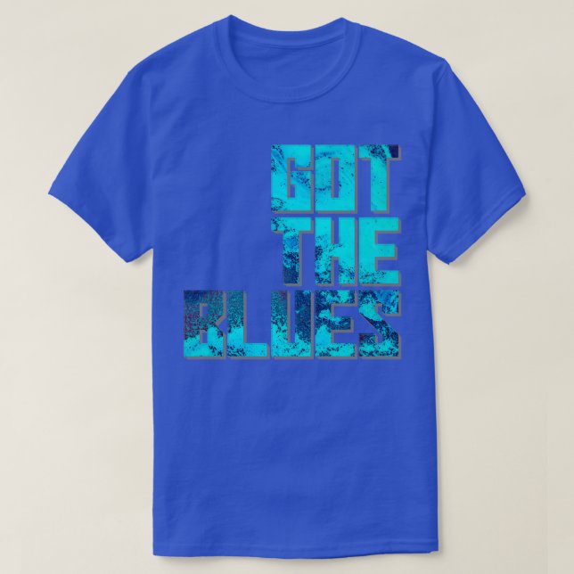 Camiseta obtuvo el blues 1 (Diseño del anverso)