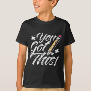 Camiseta Obtuvo esta prueba de puntuación del día de prueba