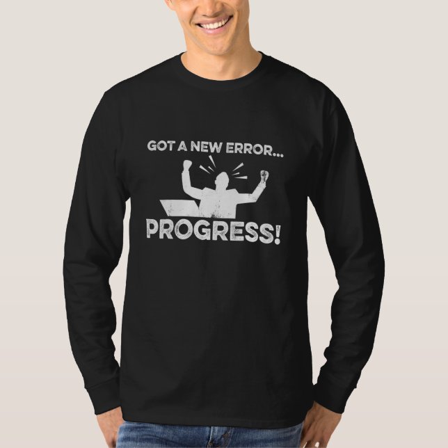 Camiseta Obtuvo Un Nuevo Desarrollo De Software Programador (Anverso)