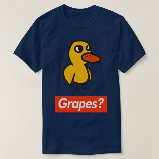 Camiseta obtuvo uvas (Diseño del anverso)