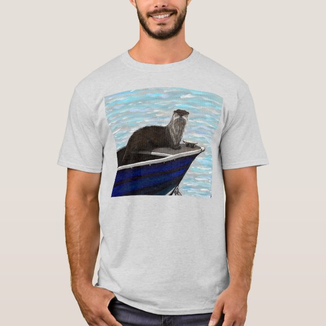 Camiseta Obús en pintura de barco (Anverso)