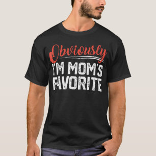 Camiseta Obviamente soy el hijo favorito de mamá divertido