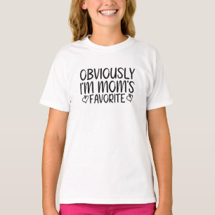 Camiseta Obviamente soy la favorita de mamá