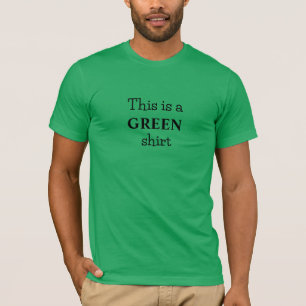 Camiseta Obviamente Verde Con Eslogan
