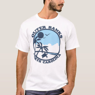 Camiseta OBX - Bancos Exteriores. Pegatina