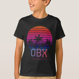 Camiseta Obx Ou de vacaciones en la playa retro de Carolina