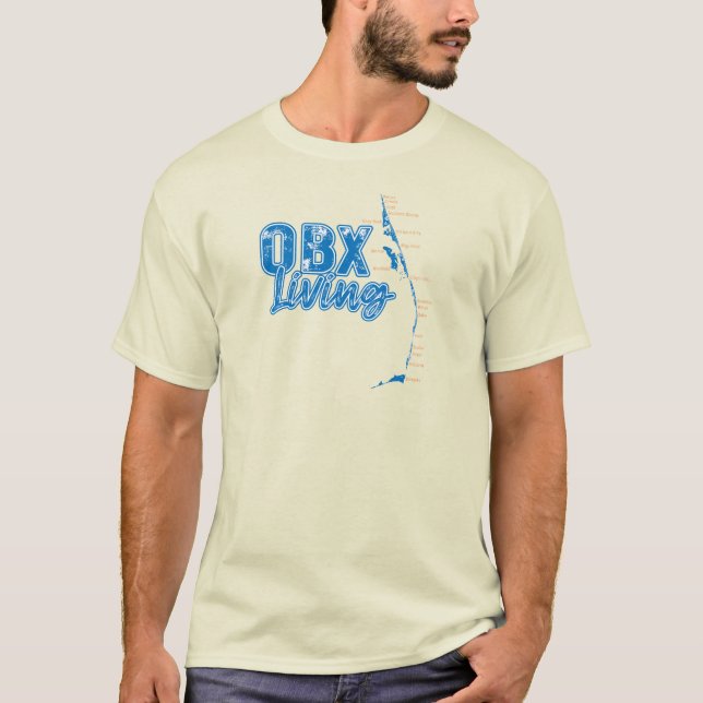 Camiseta OBX Viviendo en el agua y el sol (Anverso)