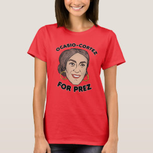 CAMISETA OCASIO-CORTEZ PARA PREZ